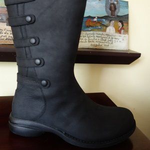 NIB Merrell Captiva Launch 2 Waterproof Knee-High Rain Boots - Black Leather 8